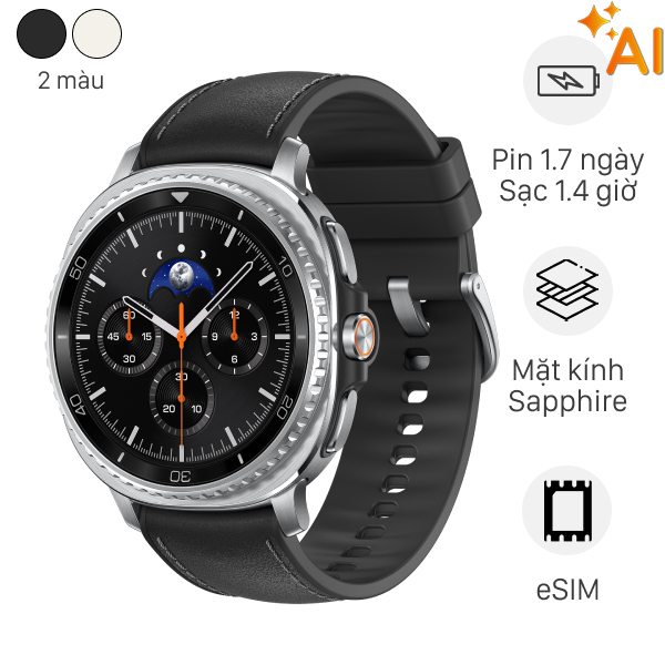 Samsung Galaxy Watch8 Classic LTE 46mm dây da