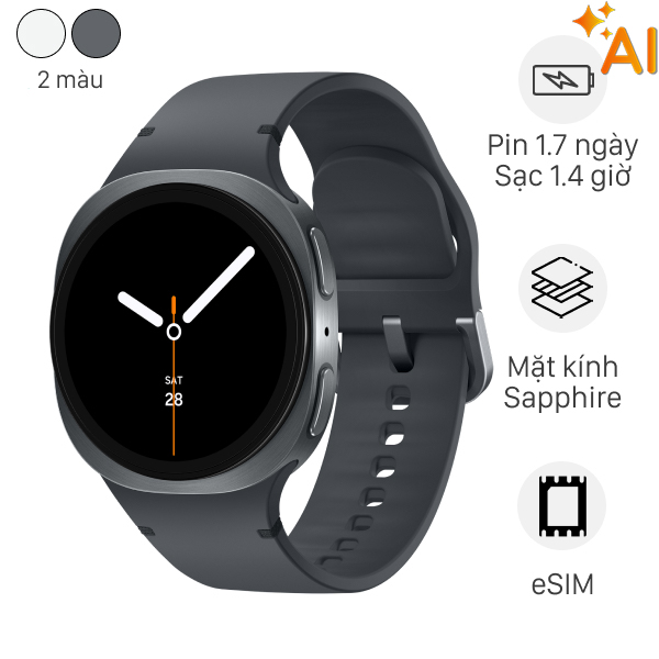 Samsung Galaxy Watch8 LTE 44mm dây silicone