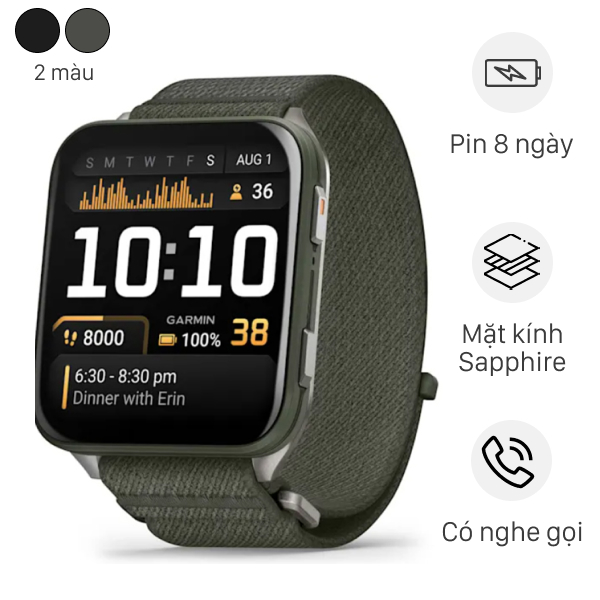 Garmin Venu X1 Sapphire 51.2mm dây nylon