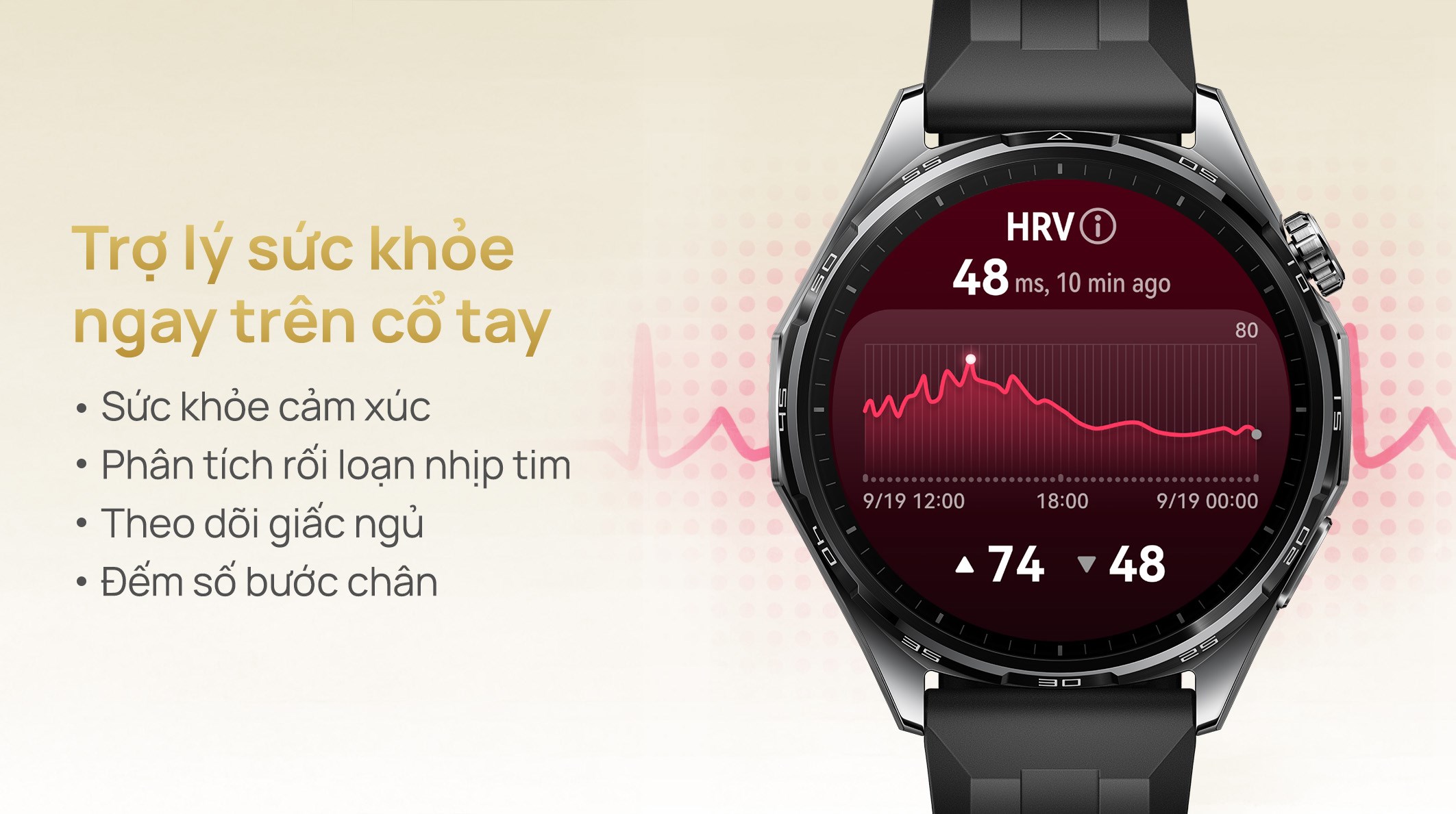 Huawei Watch GT 6 46mm viền thép dây cao su