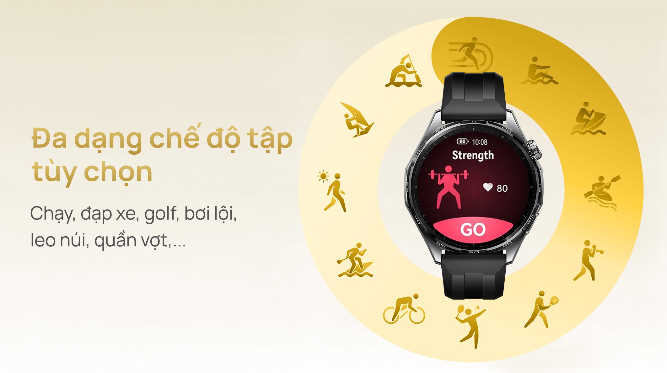 Huawei Watch GT 6 46mm viền thép dây cao su