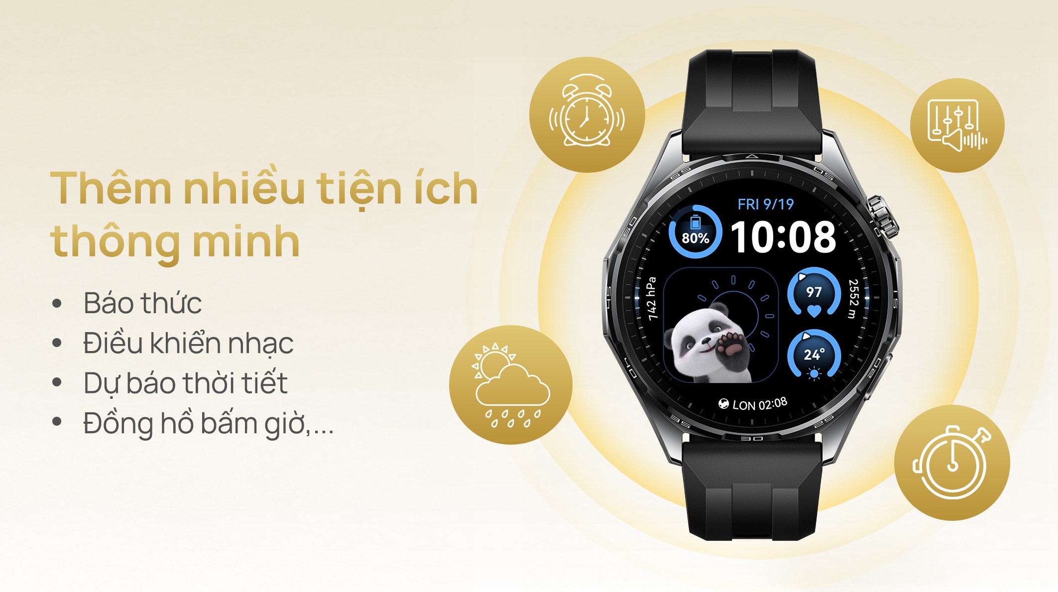 Huawei Watch GT 6 46mm viền thép dây cao su