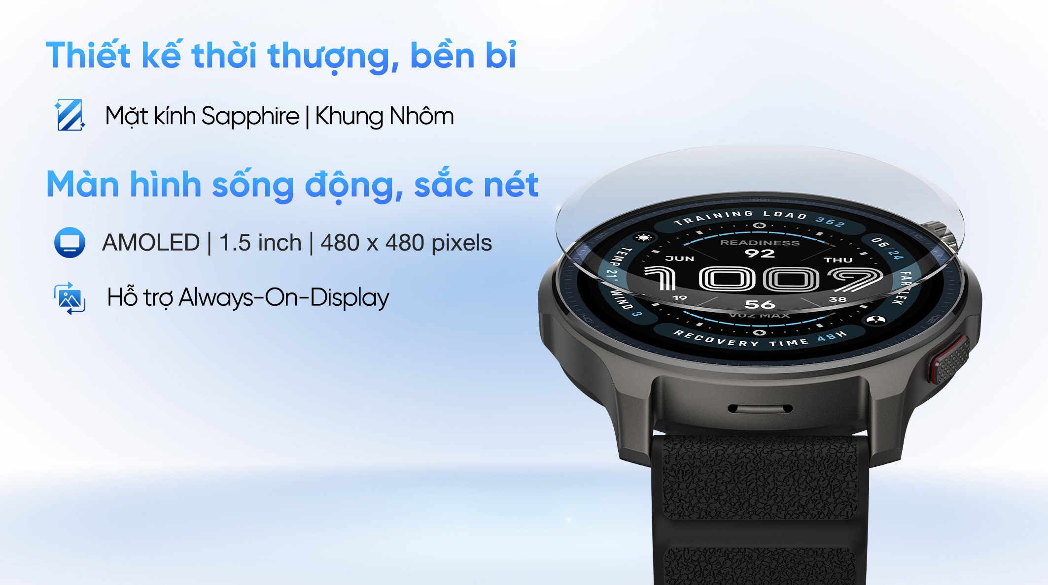 Amazfit Balance 2 47.4mm dây silicone