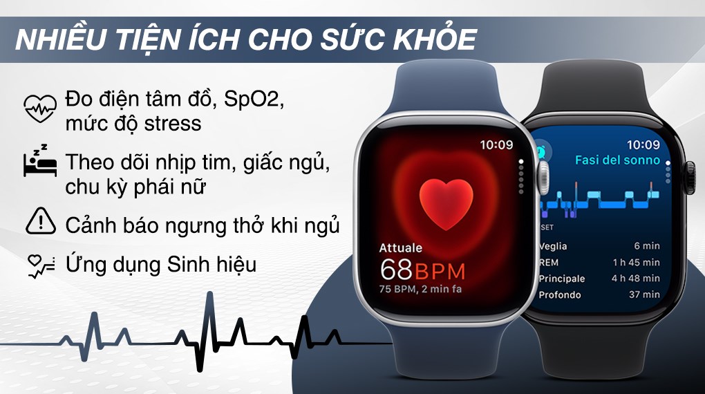 Apple Watch Series 10 GPS 46mm viền nhôm dây thể thao S/M
