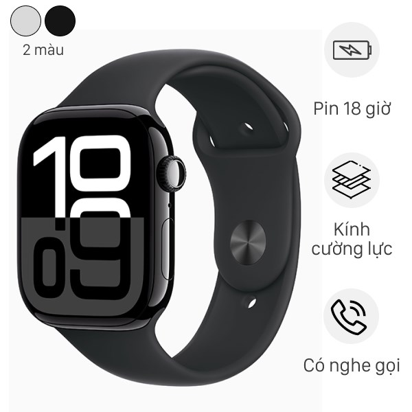 Apple Watch Series 10 GPS 46mm viền nhôm dây thể thao S/M