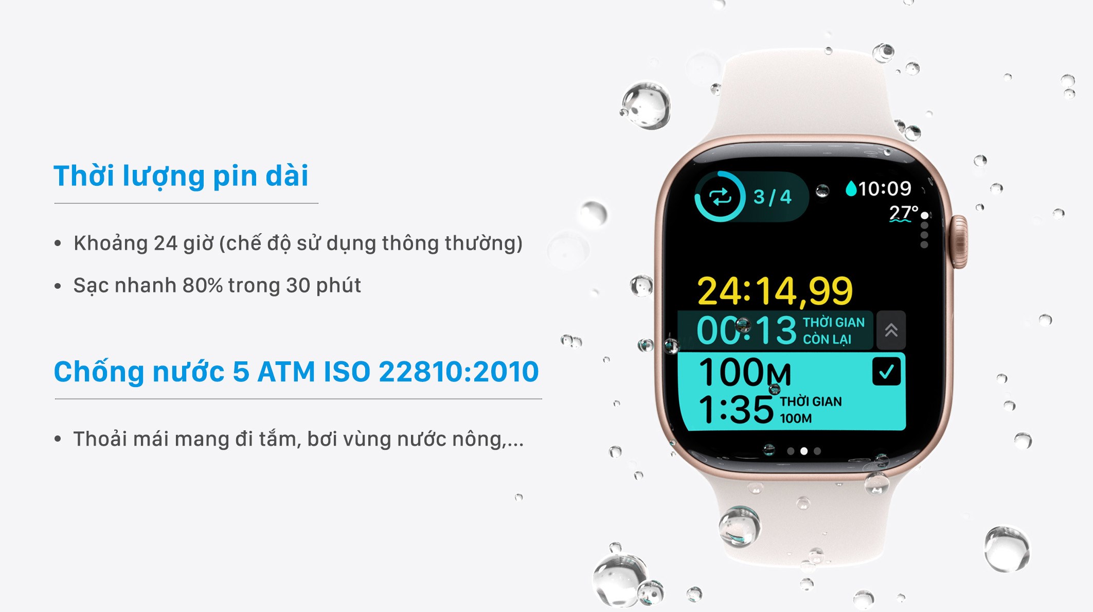 Apple Watch Series 11 GPS 42mm viền nhôm dây thể thao