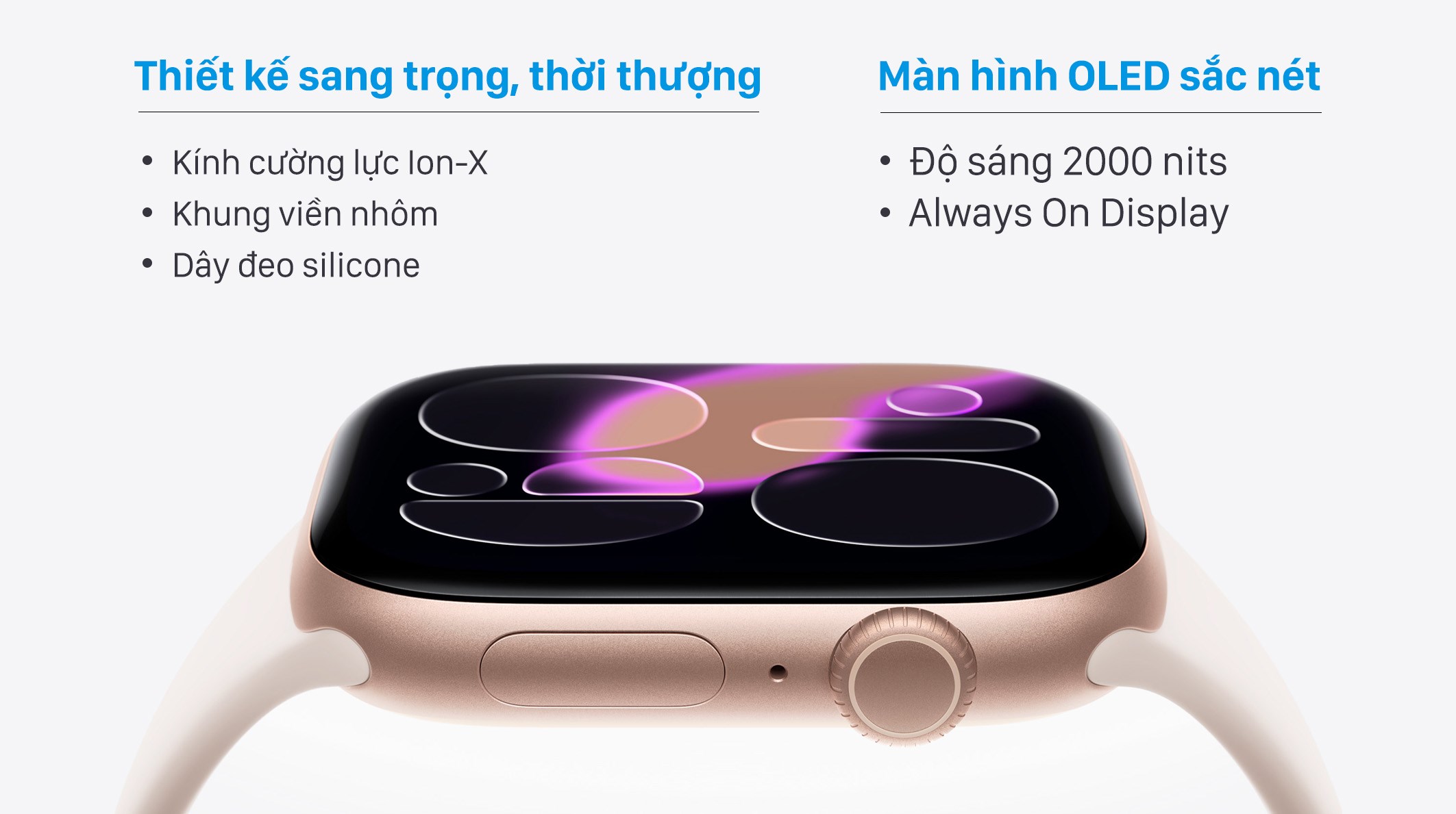 Apple Watch Series 11 GPS 46mm viền nhôm dây thể thao