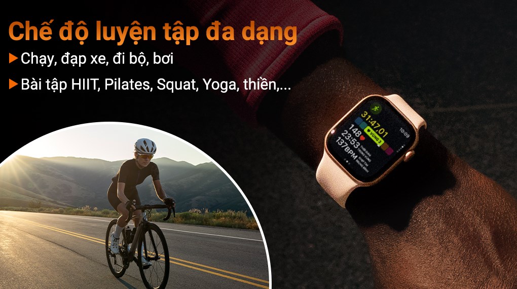 Apple Watch Series 11 GPS + Cellular 42mm viền nhôm dây thể thao