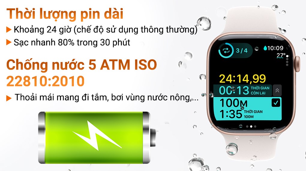 Apple Watch Series 11 GPS + Cellular 46mm viền nhôm dây thể thao
