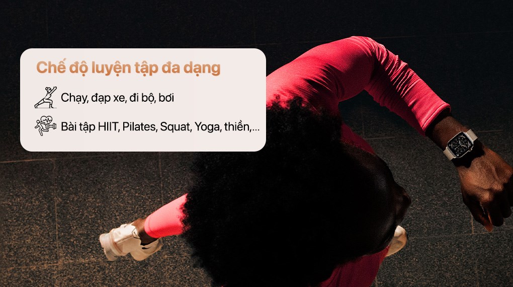 Apple Watch Series 11 GPS + Cellular 42mm viền Titanium dây Milan