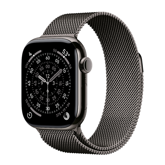 Apple Watch Series 11 GPS + Cellular 42mm viền Titanium dây Milan