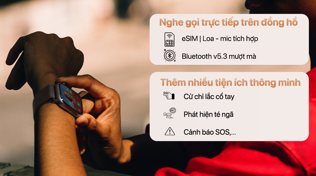 Apple Watch Series 11 GPS + Cellular 46mm viền Titanium dây Milan