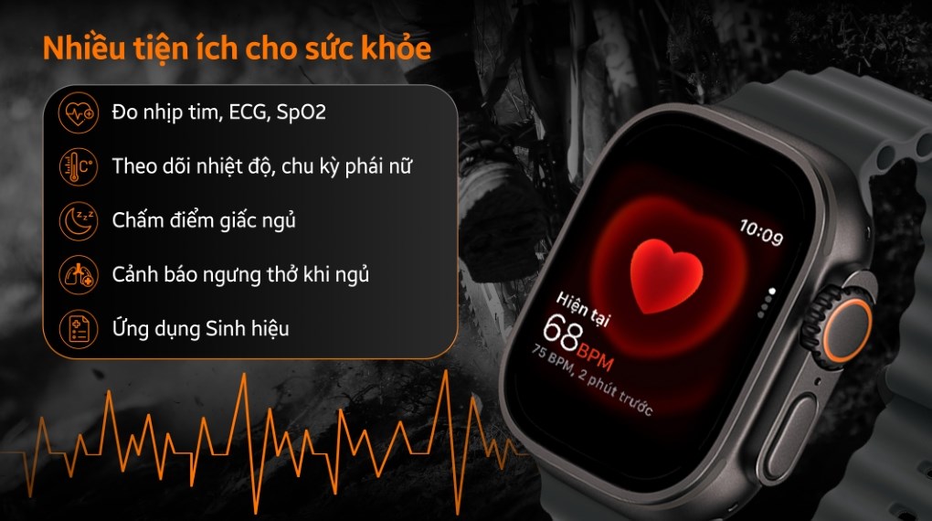 Apple Watch Ultra 3 GPS + Cellular 49mm viền Titanium dây Ocean