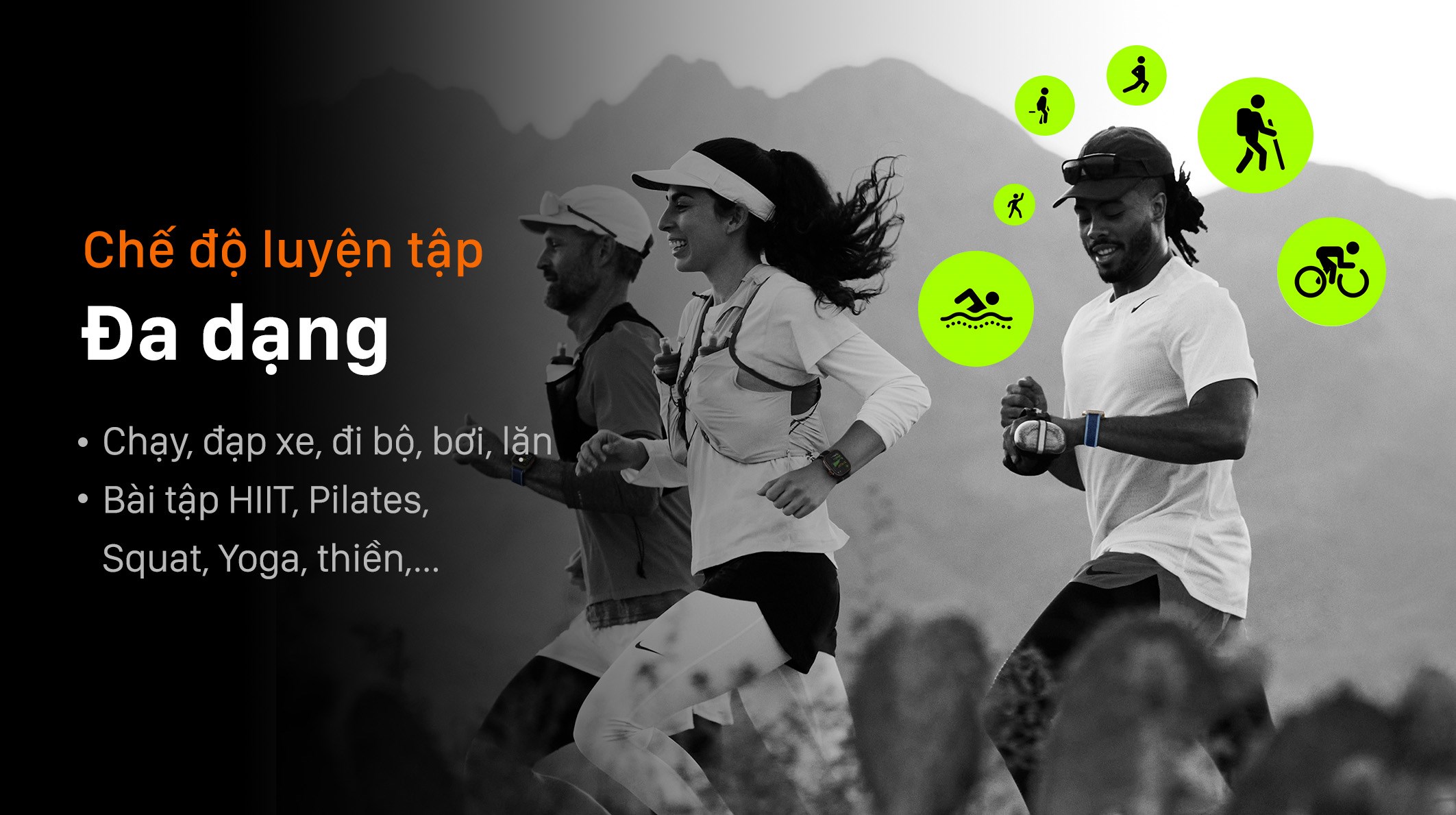 Apple Watch Ultra 3 GPS + Cellular 49mm viền Titanium dây Trail