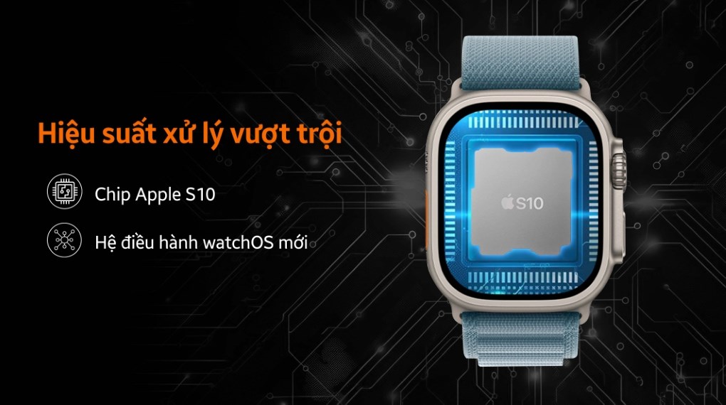 Apple Watch Ultra 3 GPS + Cellular 49mm viền Titanium dây Alpine
