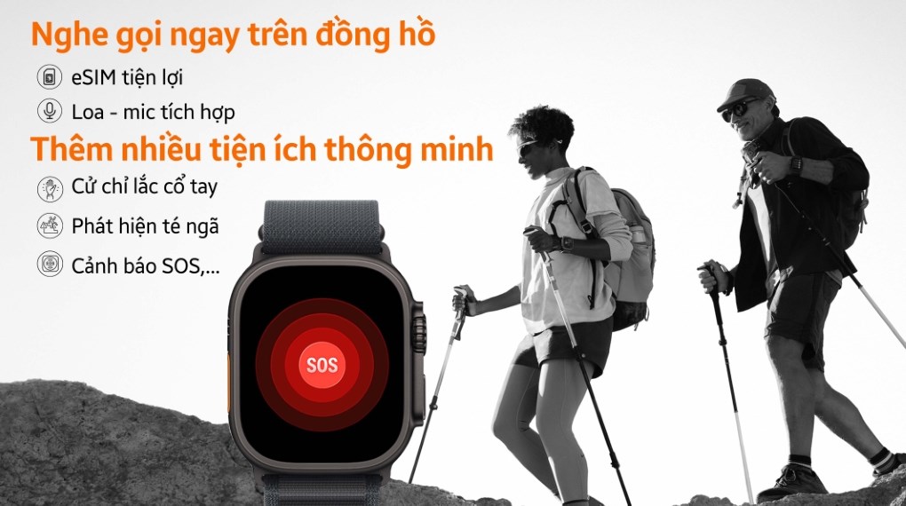 Apple Watch Ultra 3 GPS + Cellular 49mm viền Titanium dây Alpine