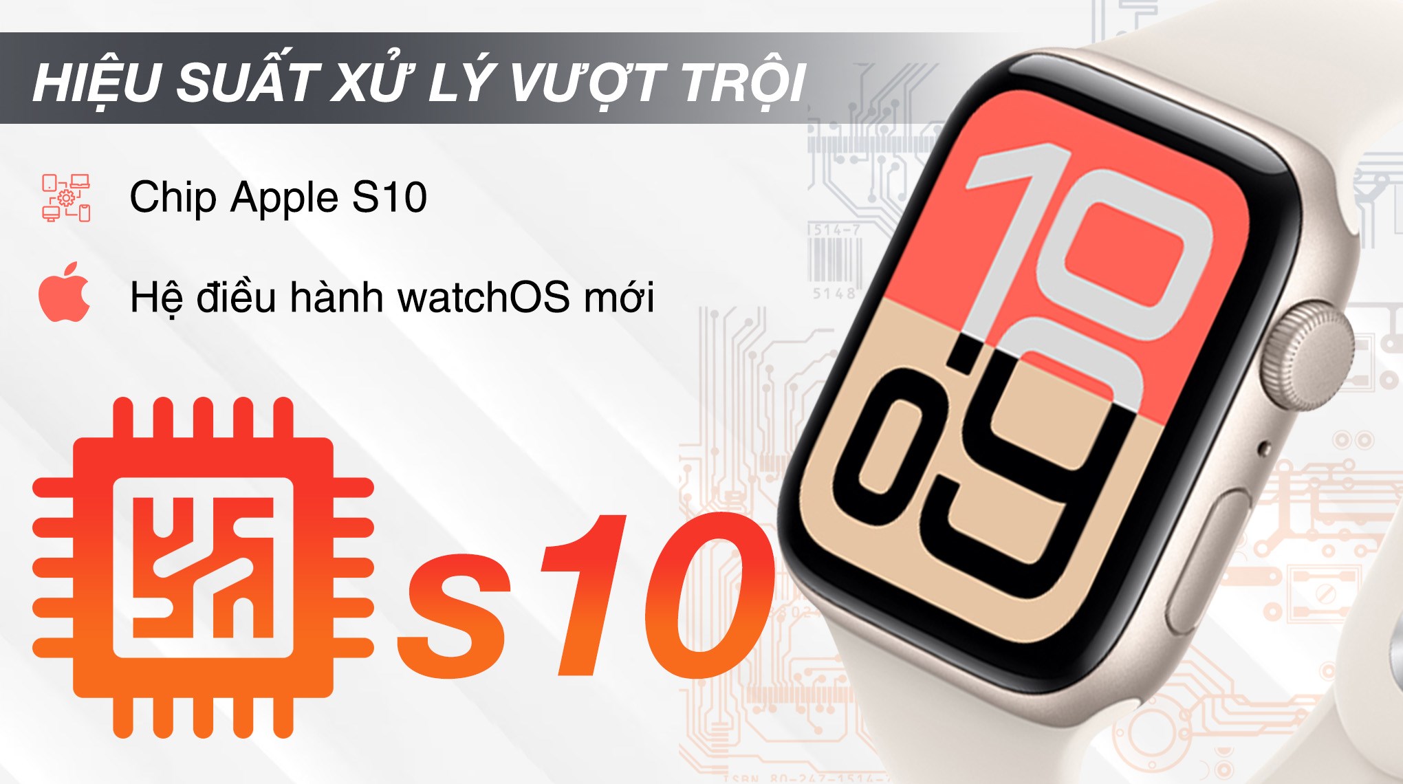 Apple Watch SE 3 GPS 40mm viền nhôm dây thể thao