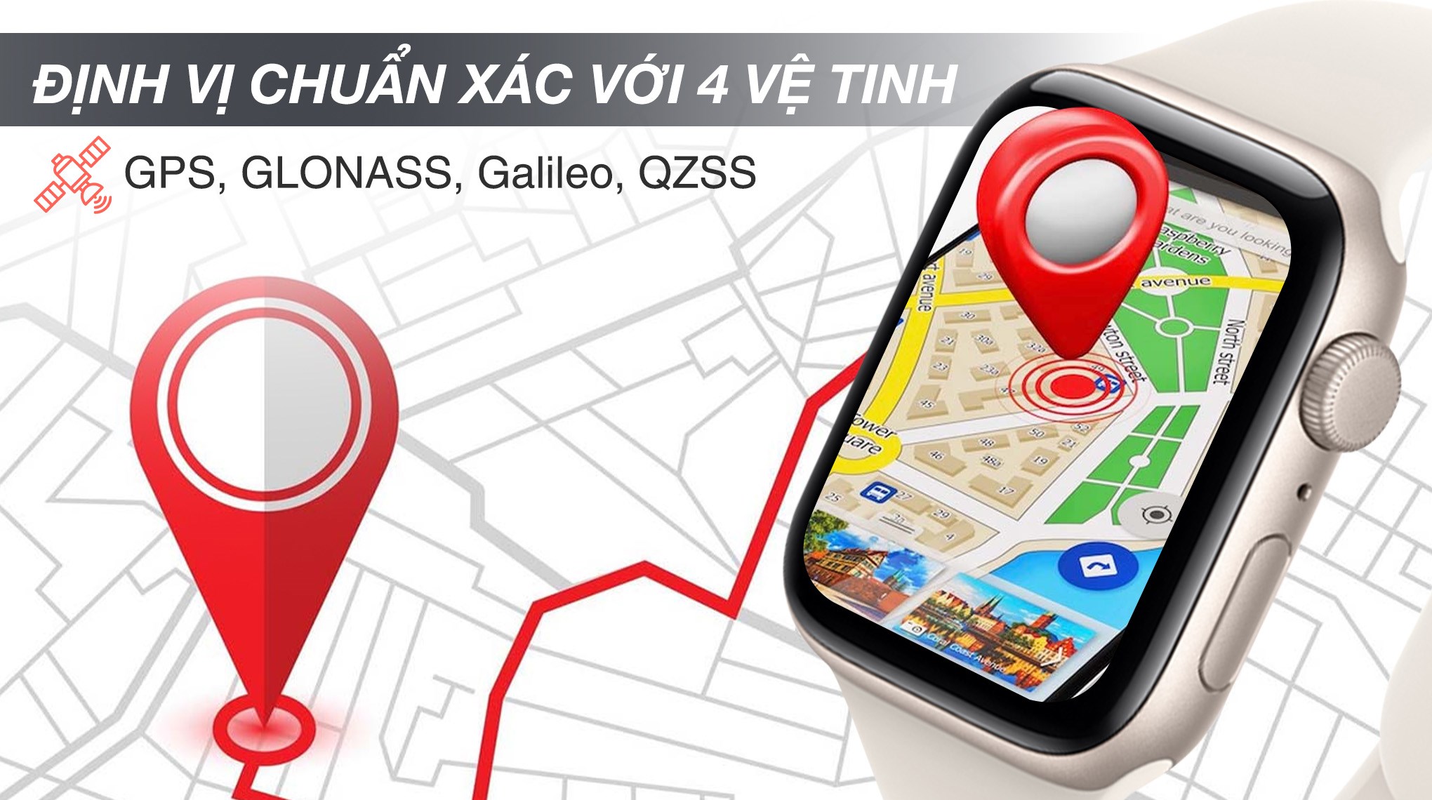 Apple Watch GPS được trang bị chip định vị GPS