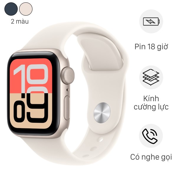 Apple Watch SE 3 GPS 44mm viền nhôm dây thể thao