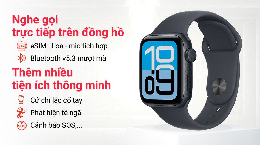Apple Watch SE 3 GPS + Cellular 40mm viền nhôm dây thể thao