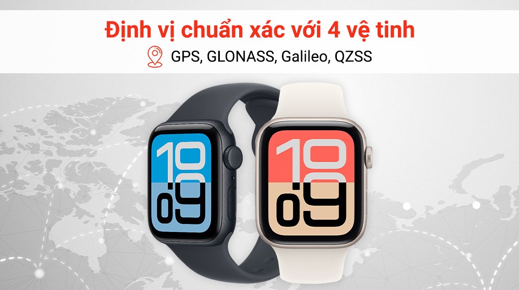 Apple Watch SE 3 GPS + Cellular 44mm viền nhôm dây thể thao