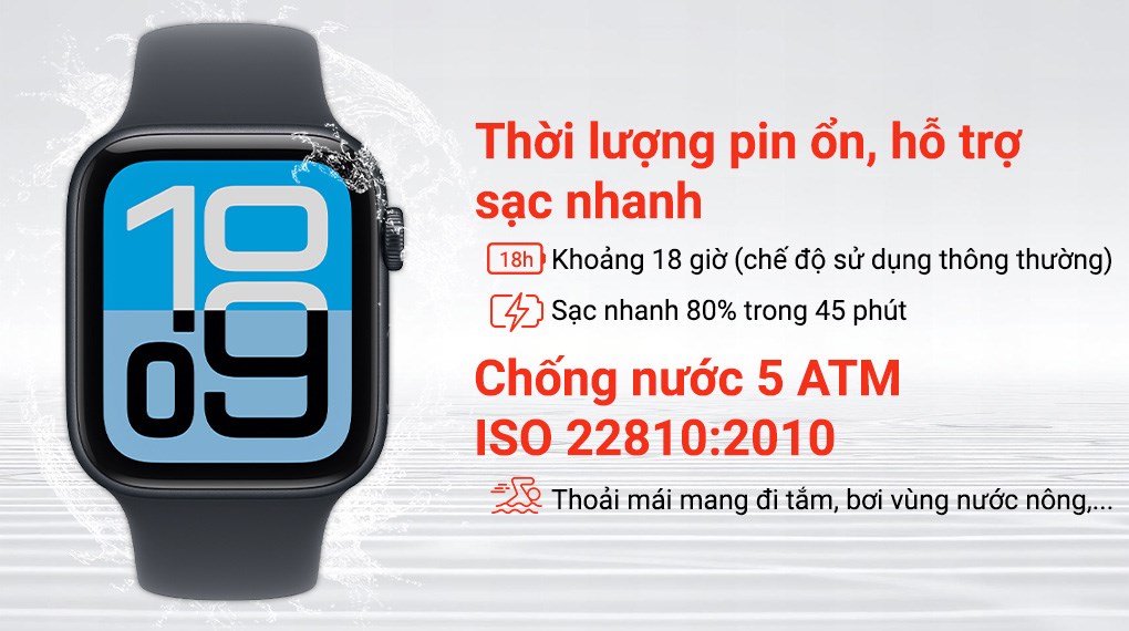 Apple Watch SE 3 GPS + Cellular 44mm viền nhôm dây thể thao