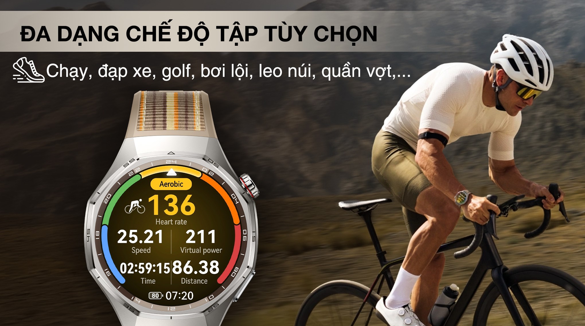 Huawei Watch GT 6 Pro 46mm viền Titanium dây Woven