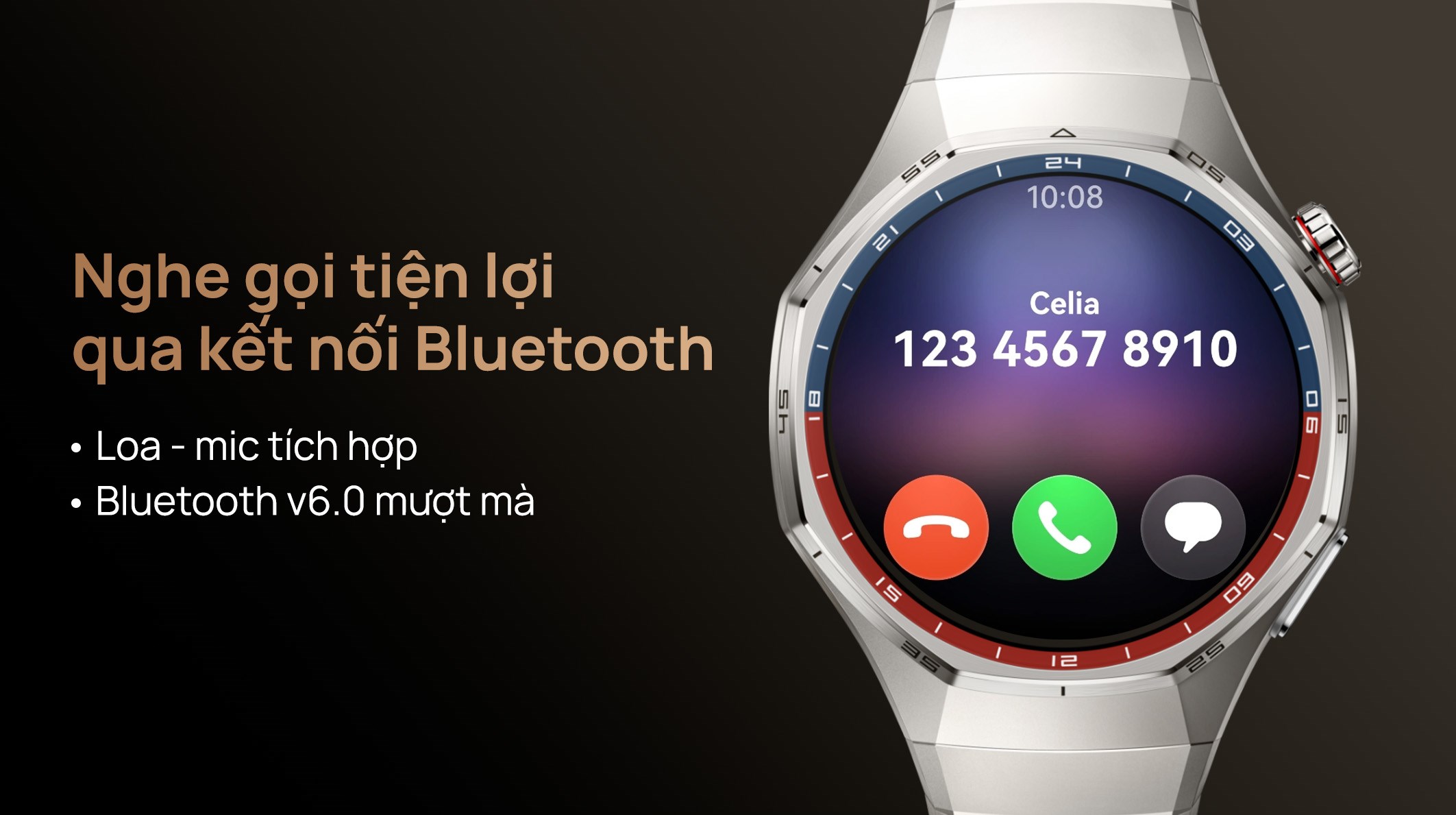 Huawei Watch GT 6 Pro 46mm viền Titanium dây Titanium