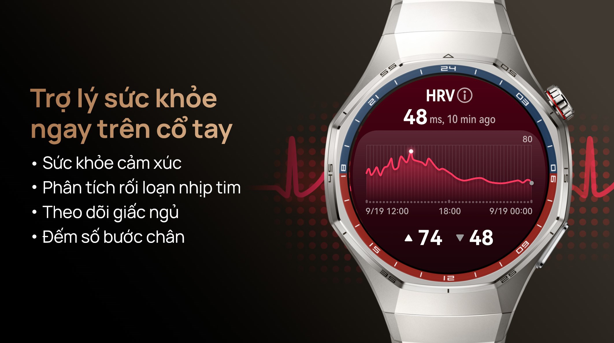 Huawei Watch GT 6 Pro 46mm viền Titanium dây Titanium