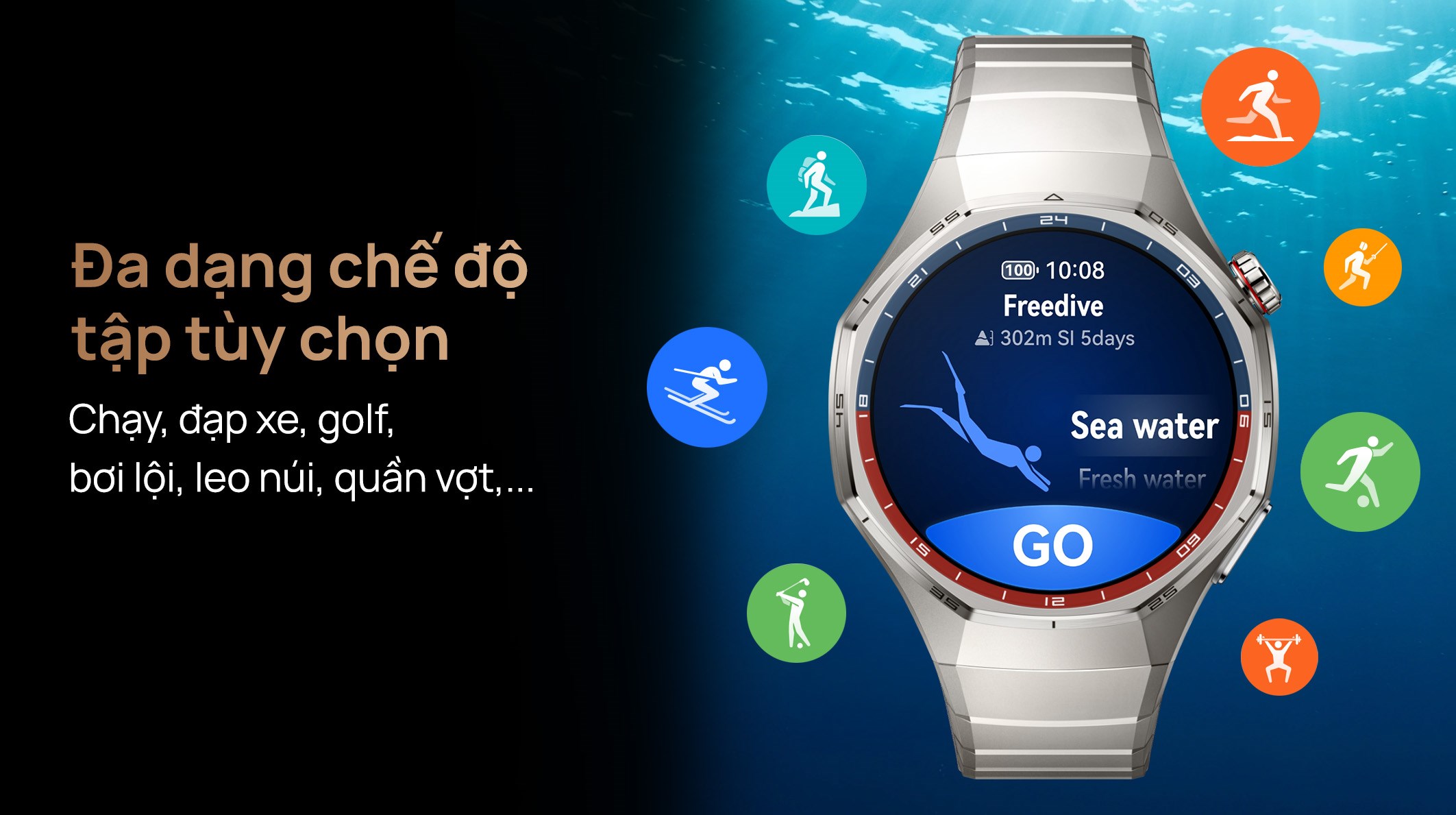 Huawei Watch GT 6 Pro 46mm viền Titanium dây Titanium