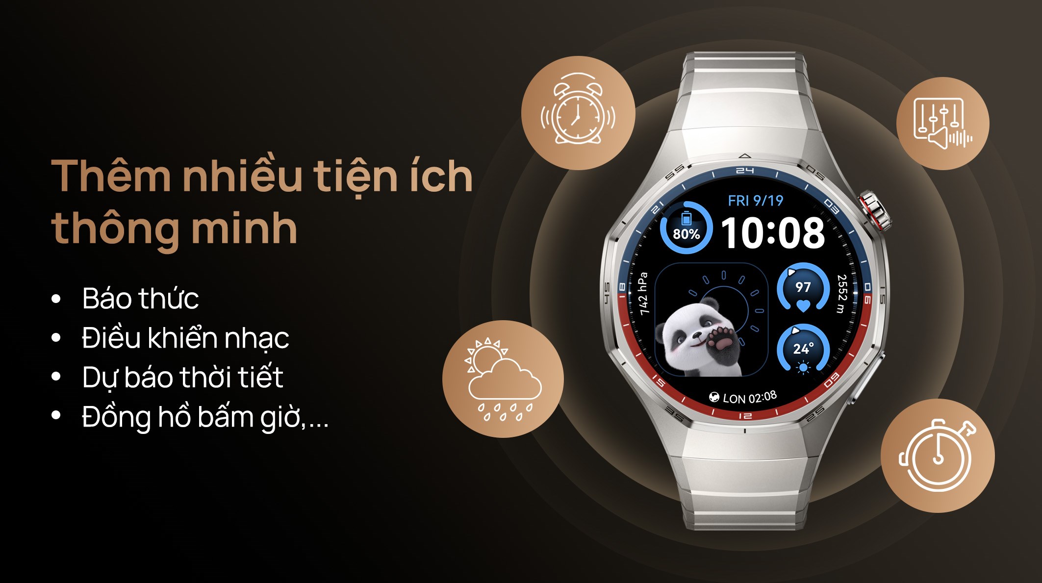 Huawei Watch GT 6 Pro 46mm viền Titanium dây Titanium