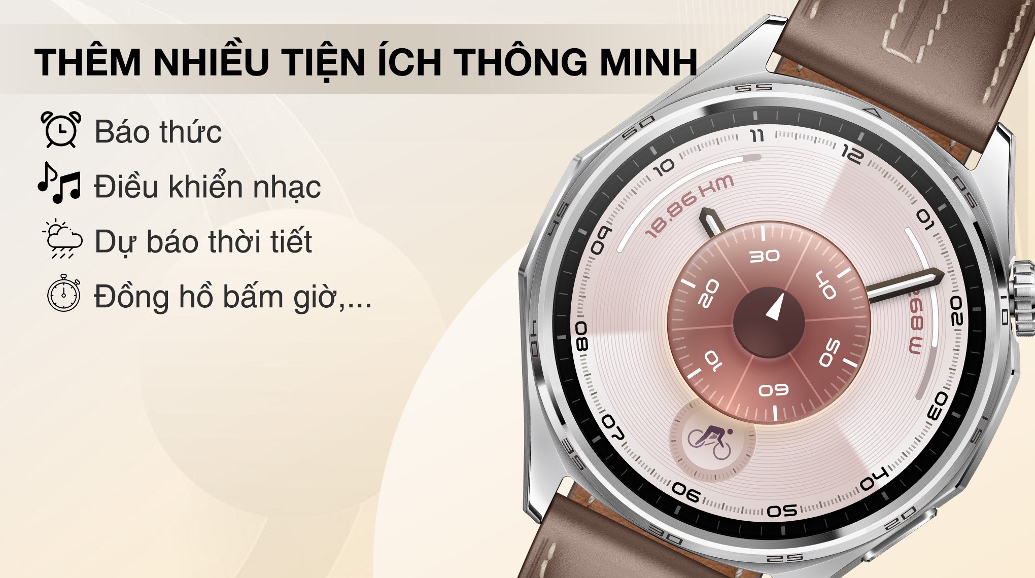 Huawei Watch GT 6 46mm viền thép dây da