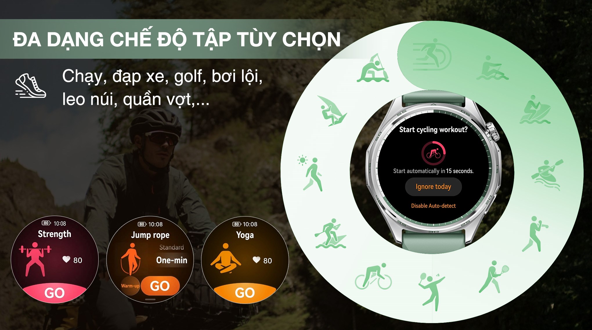 Huawei Watch GT 6 46mm viền thép dây Woven