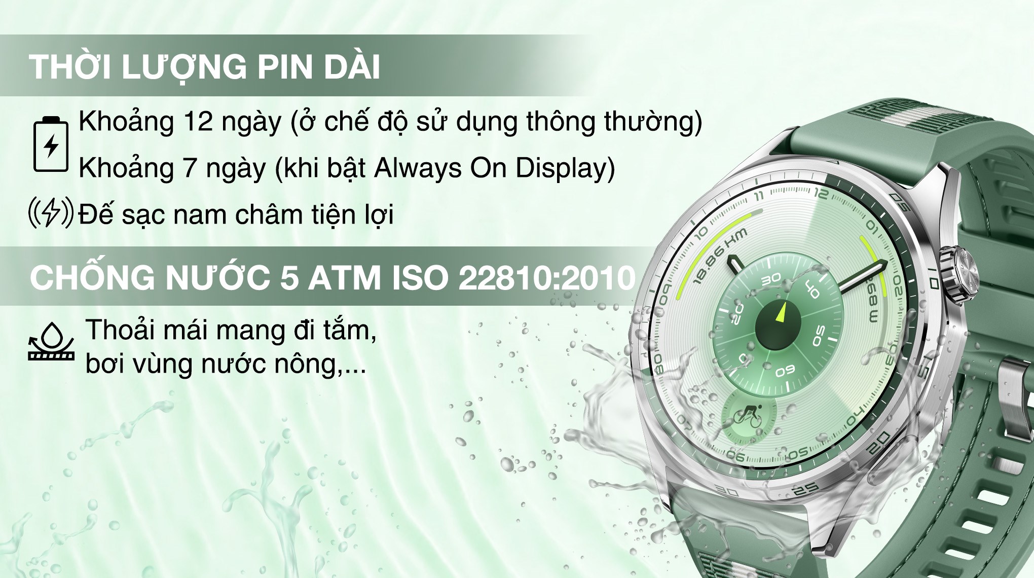 Huawei Watch GT 6 46mm viền thép dây Woven