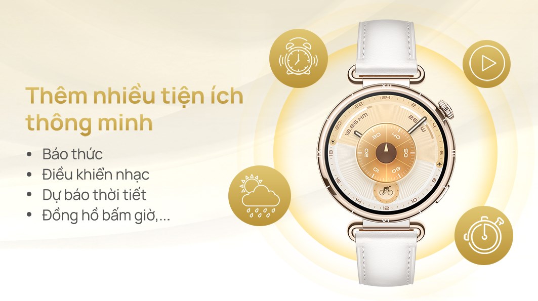 Huawei Watch GT 6 41mm viền thép dây da