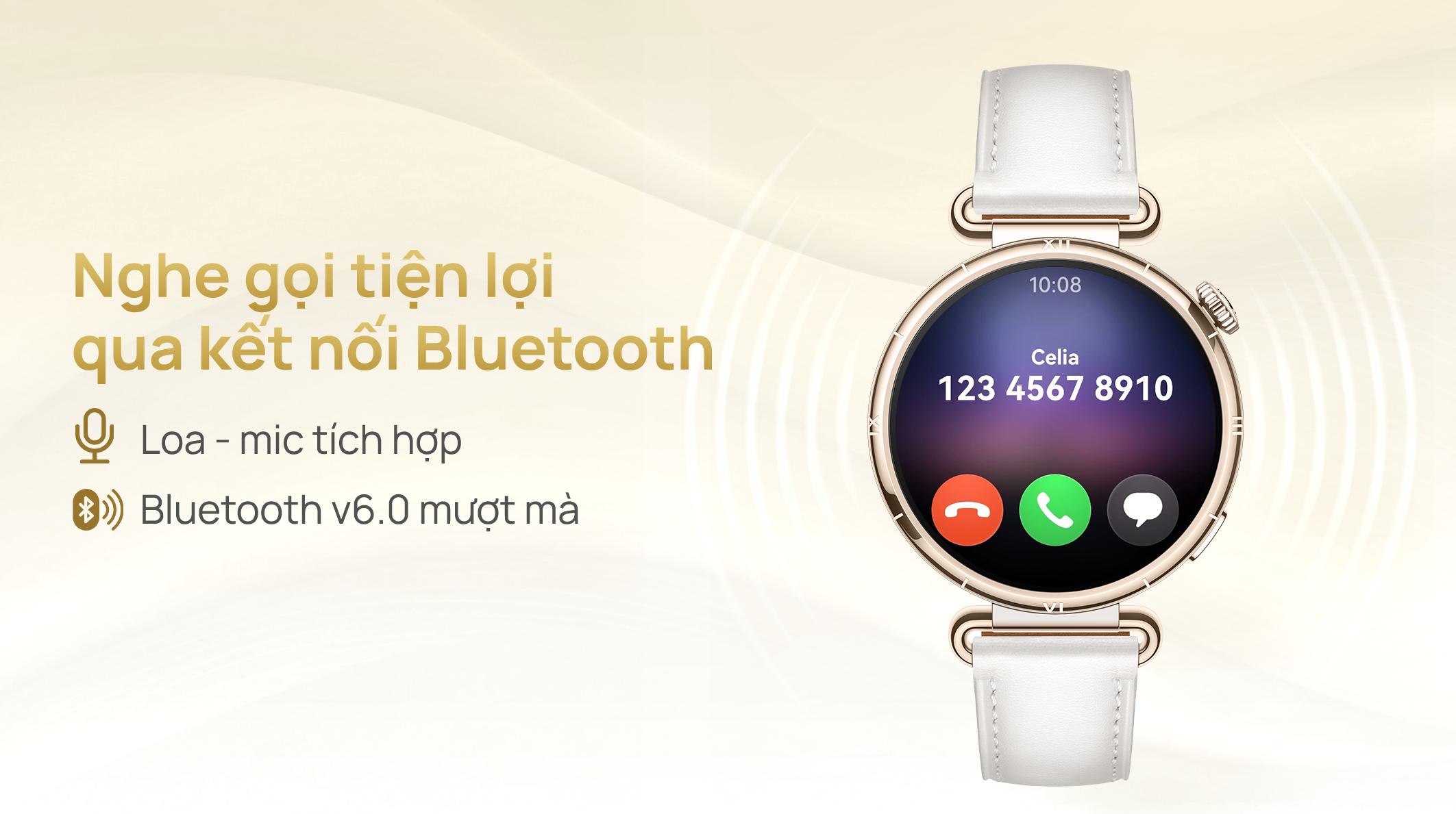 Huawei Watch GT 6 41mm viền thép dây da