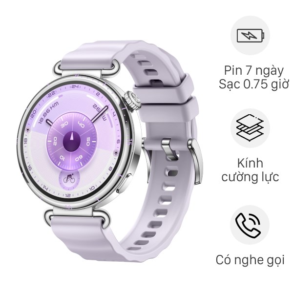 Huawei Watch GT 6 41mm viền thép dây cao su