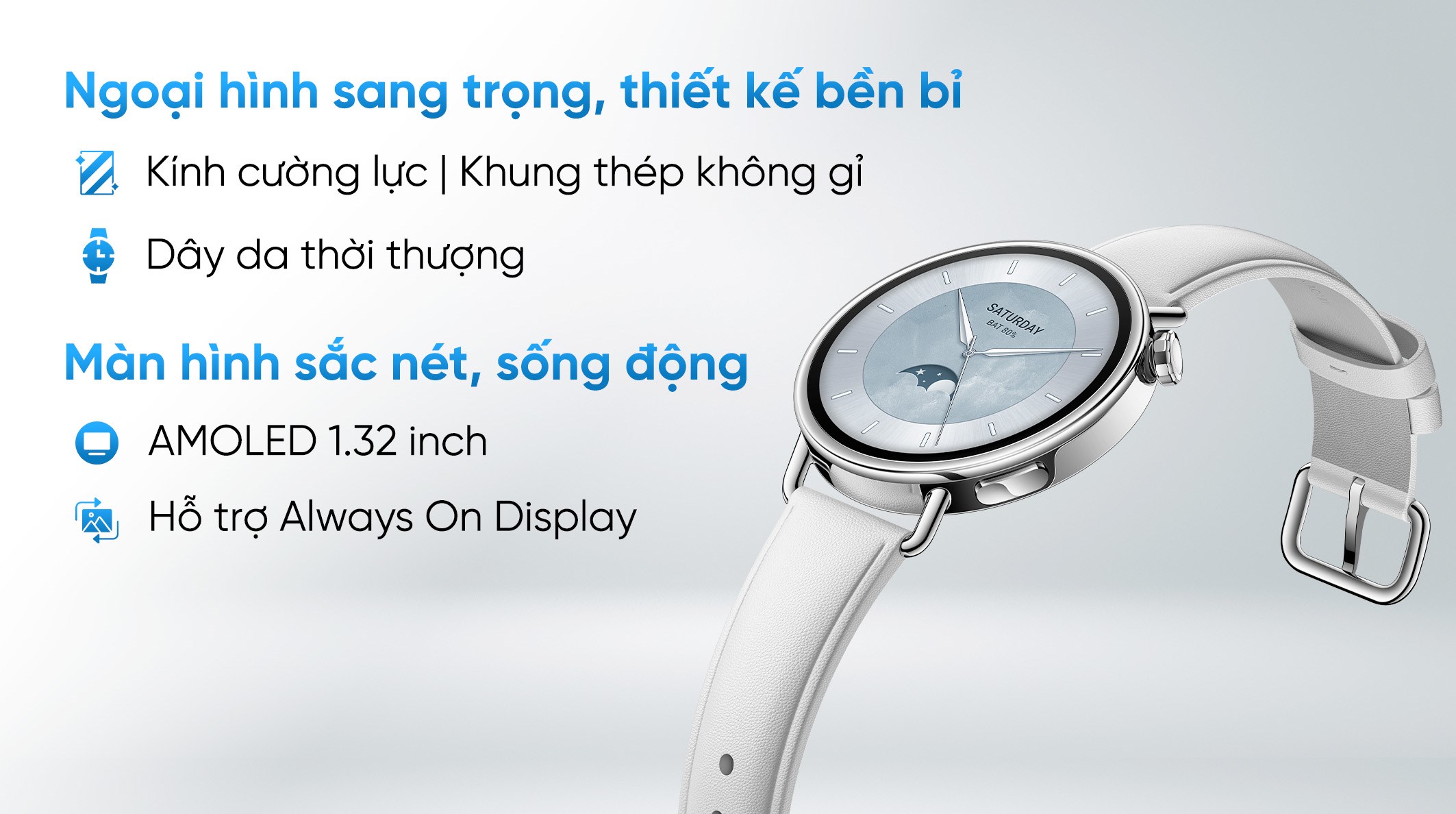 Xiaomi Watch S4 41mm dây da