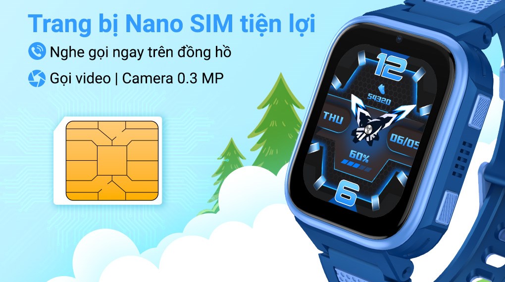 Đồng hồ định vị trẻ em Kidcare Sight S25