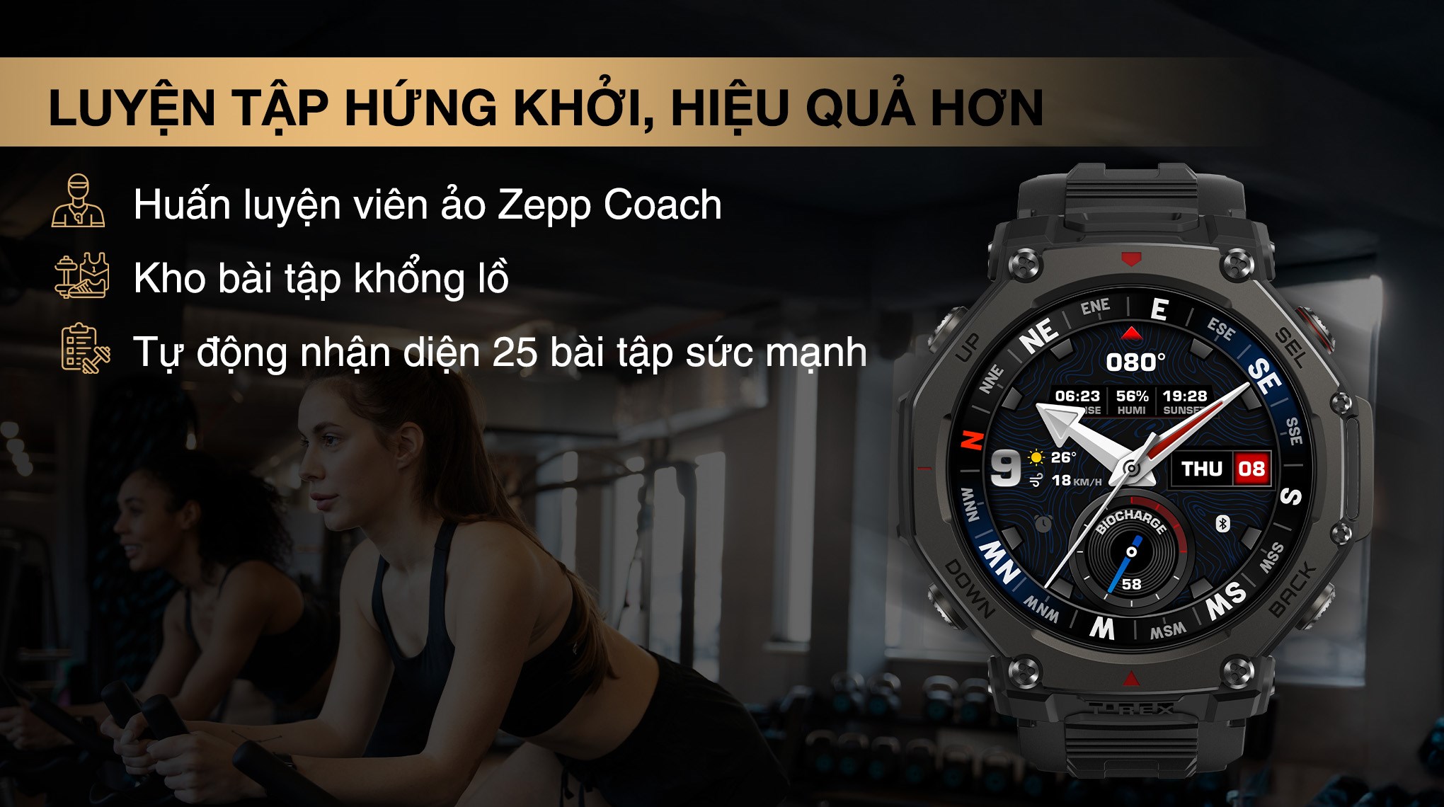 Amazfit T-Rex 3 Pro 48mm dây silicone