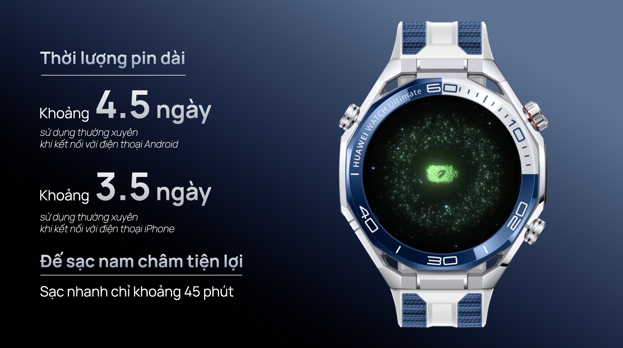 Huawei Watch Ultimate 2 47.8mm dây cao su