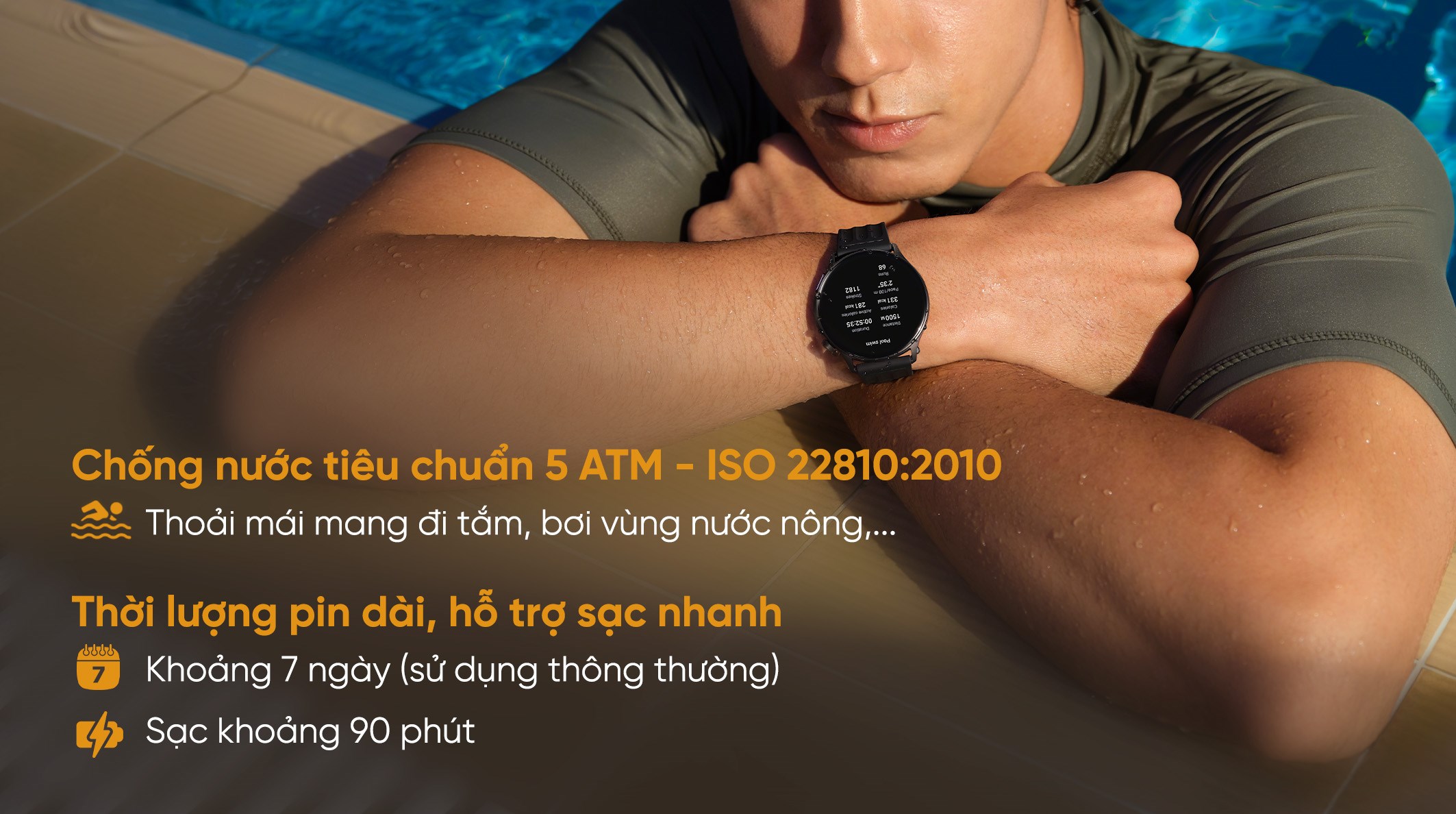 OPPO Watch S 46mm dây cao su