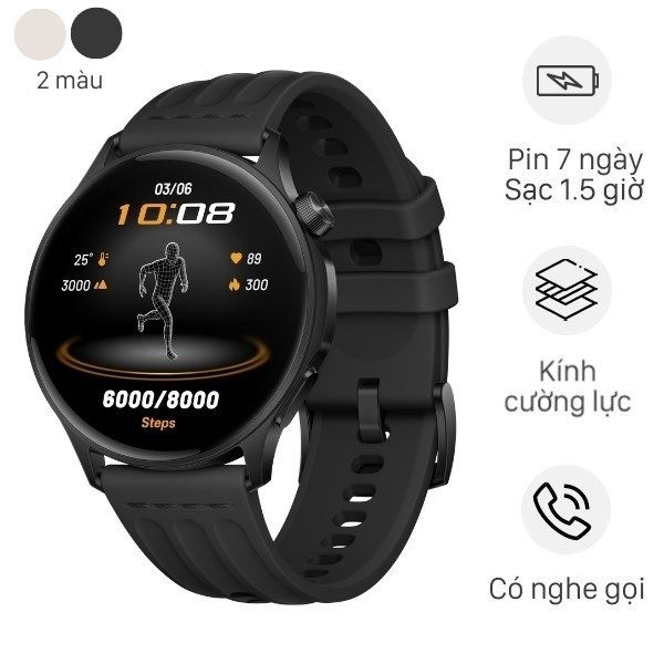 OPPO Watch S 46mm dây cao su