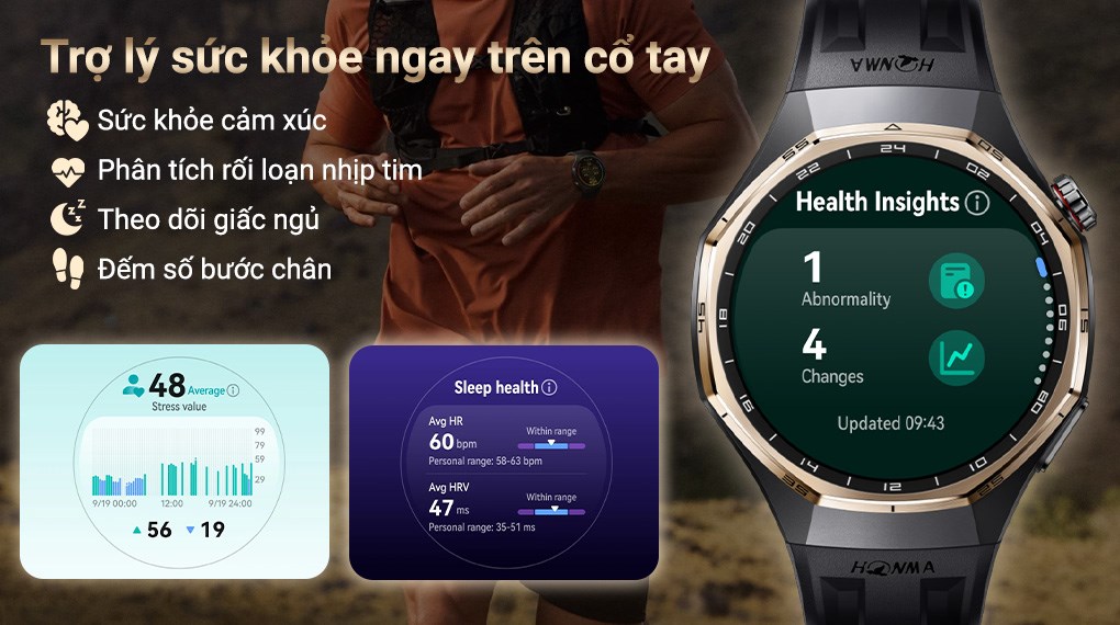 Huawei Watch GT 6 Pro Honma 46mm viền Titanium dây Fluor