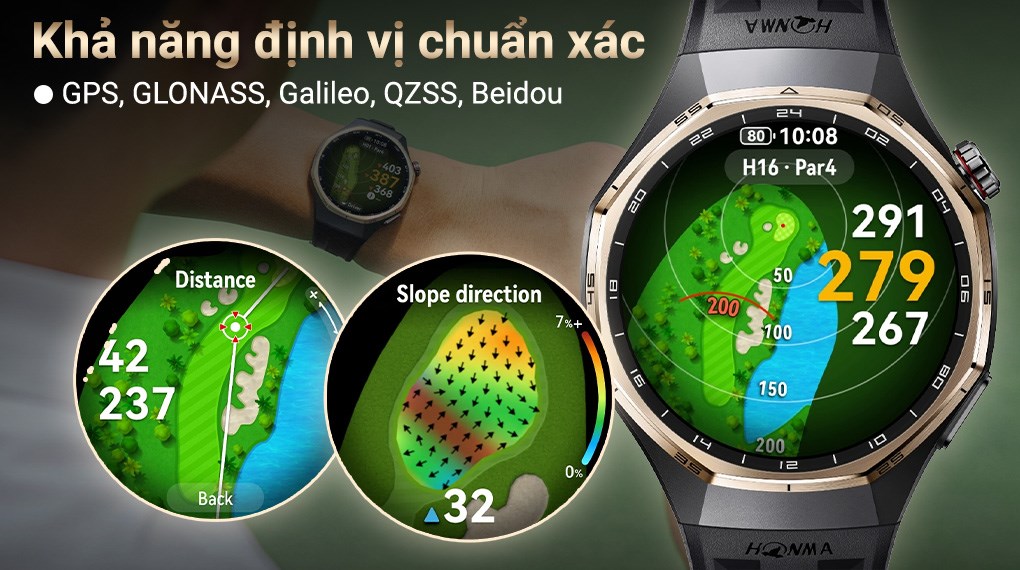 Huawei Watch GT 6 Pro Honma 46mm viền Titanium dây Fluor