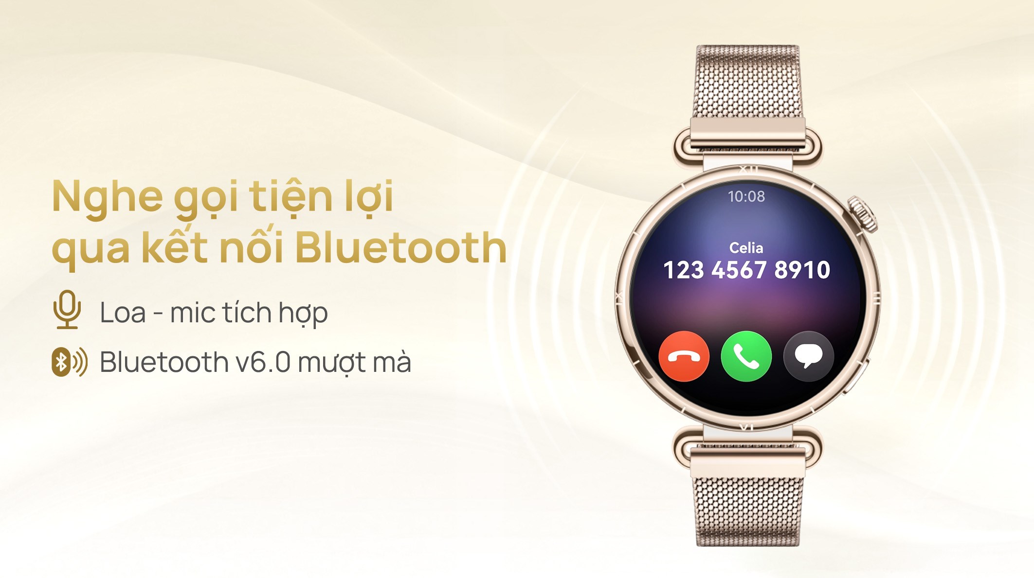 Huawei Watch GT 6 41mm viền thép dây Milanese