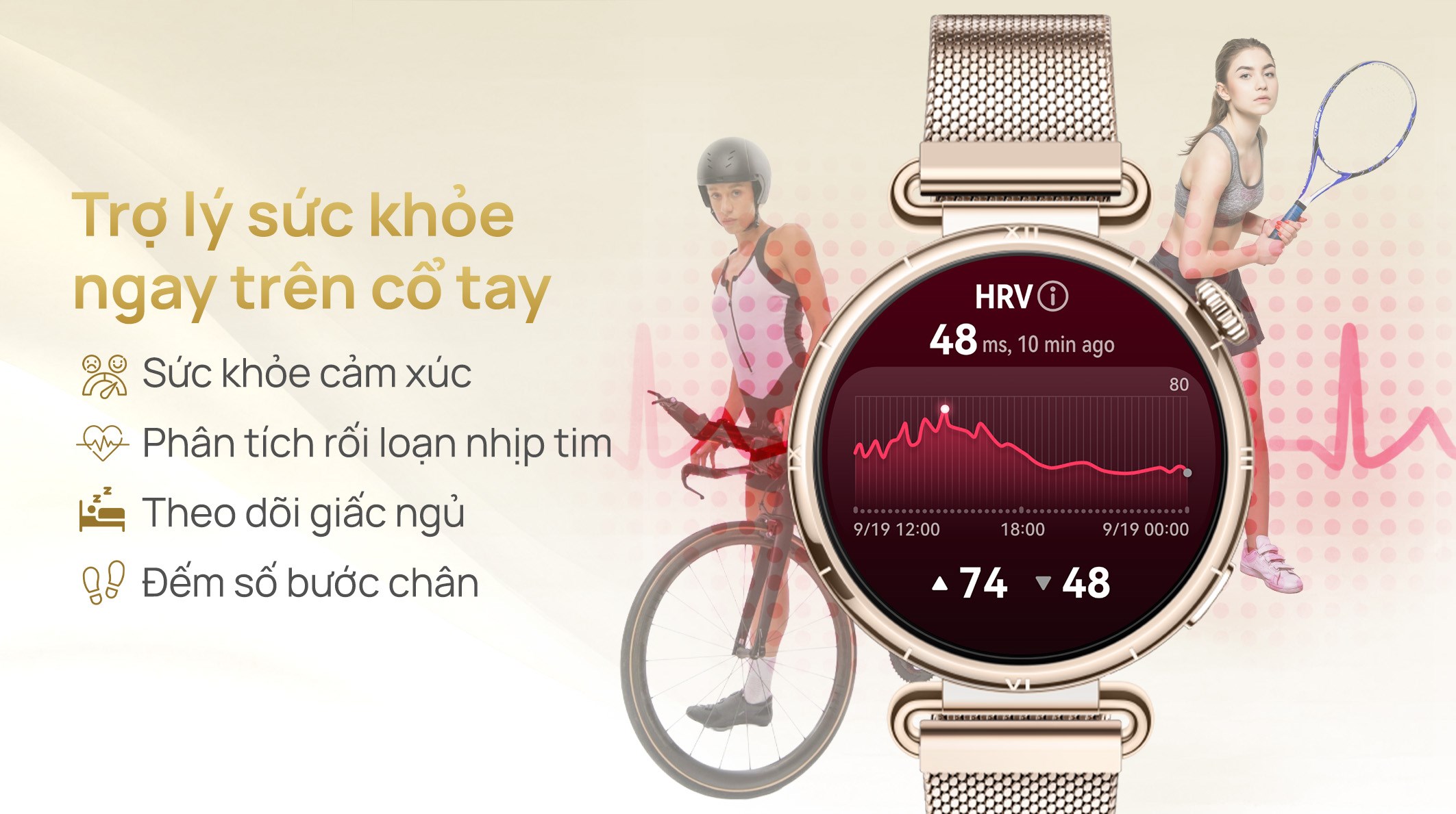 Huawei Watch GT 6 41mm viền thép dây Milanese