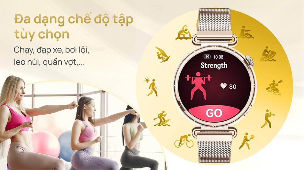 Huawei Watch GT 6 41mm viền thép dây Milanese