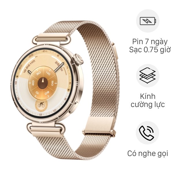 Huawei Watch GT 6 41mm viền thép dây Milanese