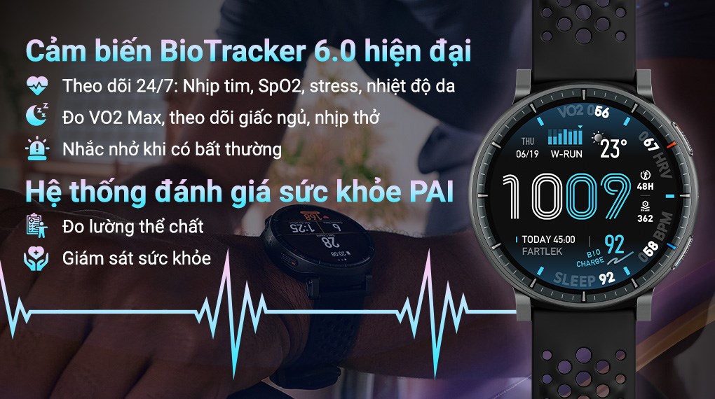 Amazfit Active Max 46mm dây silicone